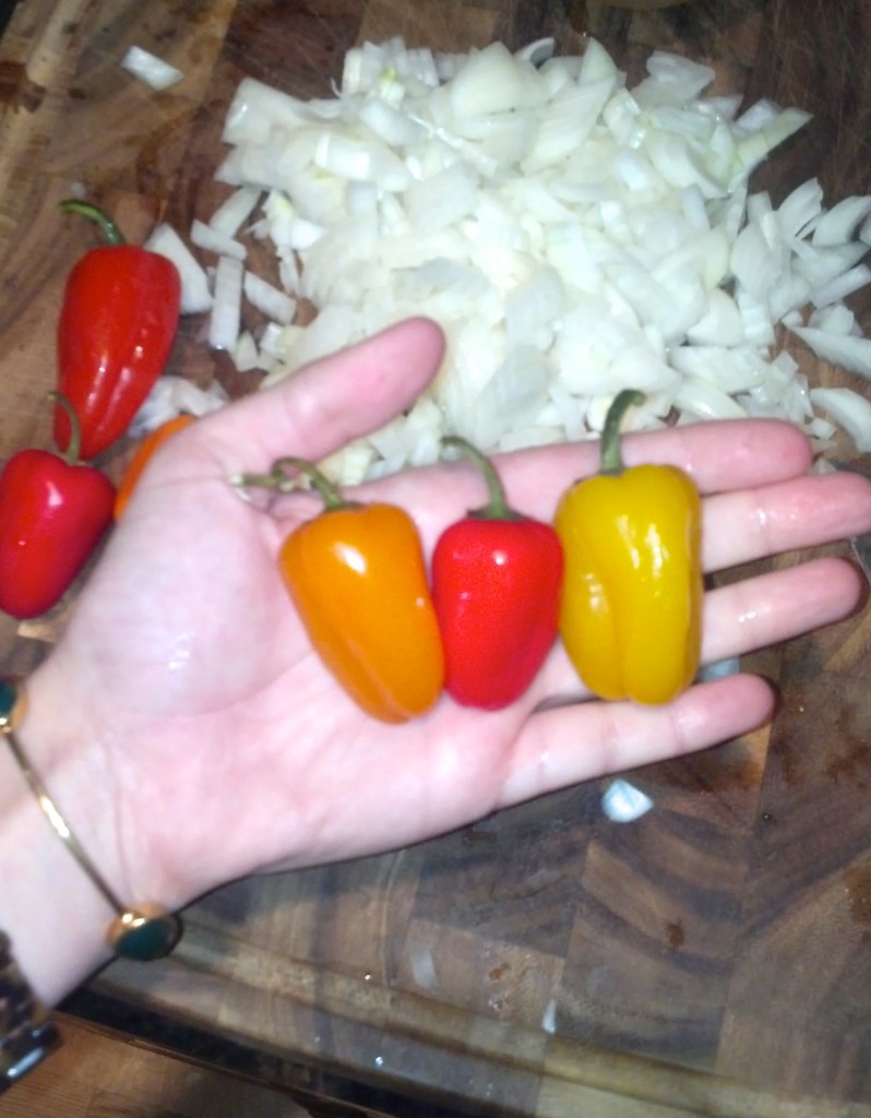 Aren't the mini peppers the cutest?