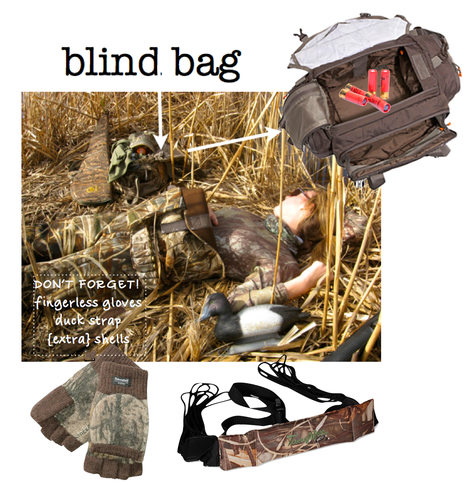 duck - blind bag & contents